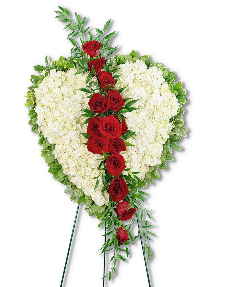 Lost Love Heart Flower Bouquet